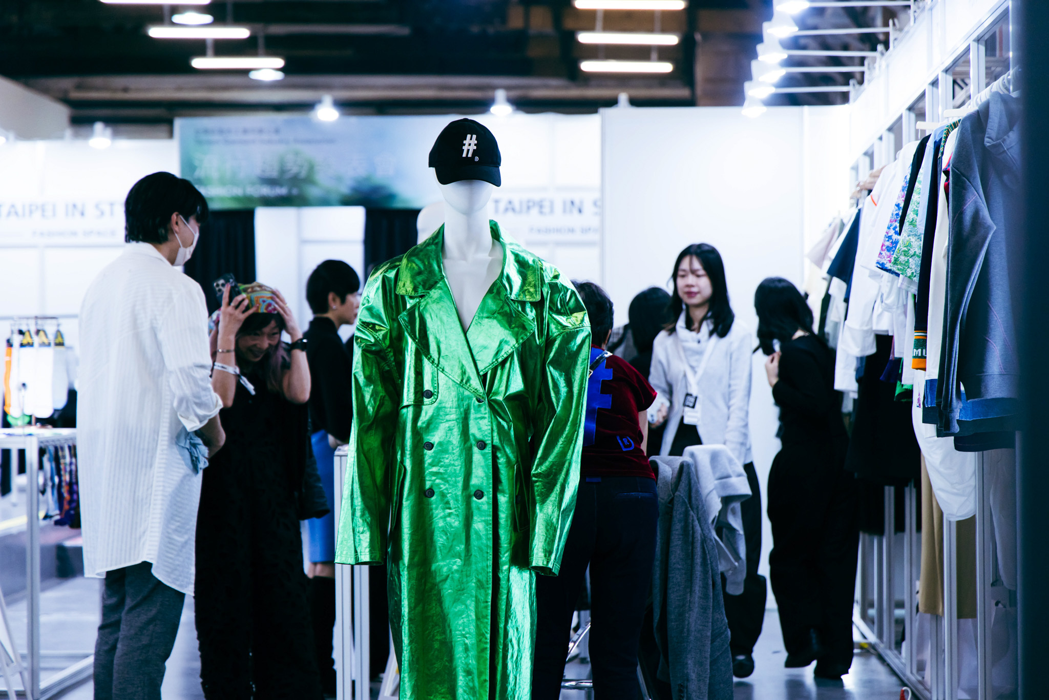 「TAIPEI IN STYLE 服飾品國際買主採購洽談會」現場實景。